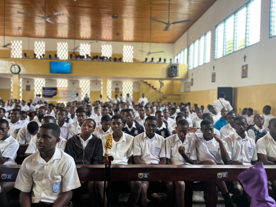 A cross-section of Students of St. Thomas Aquinas SHS